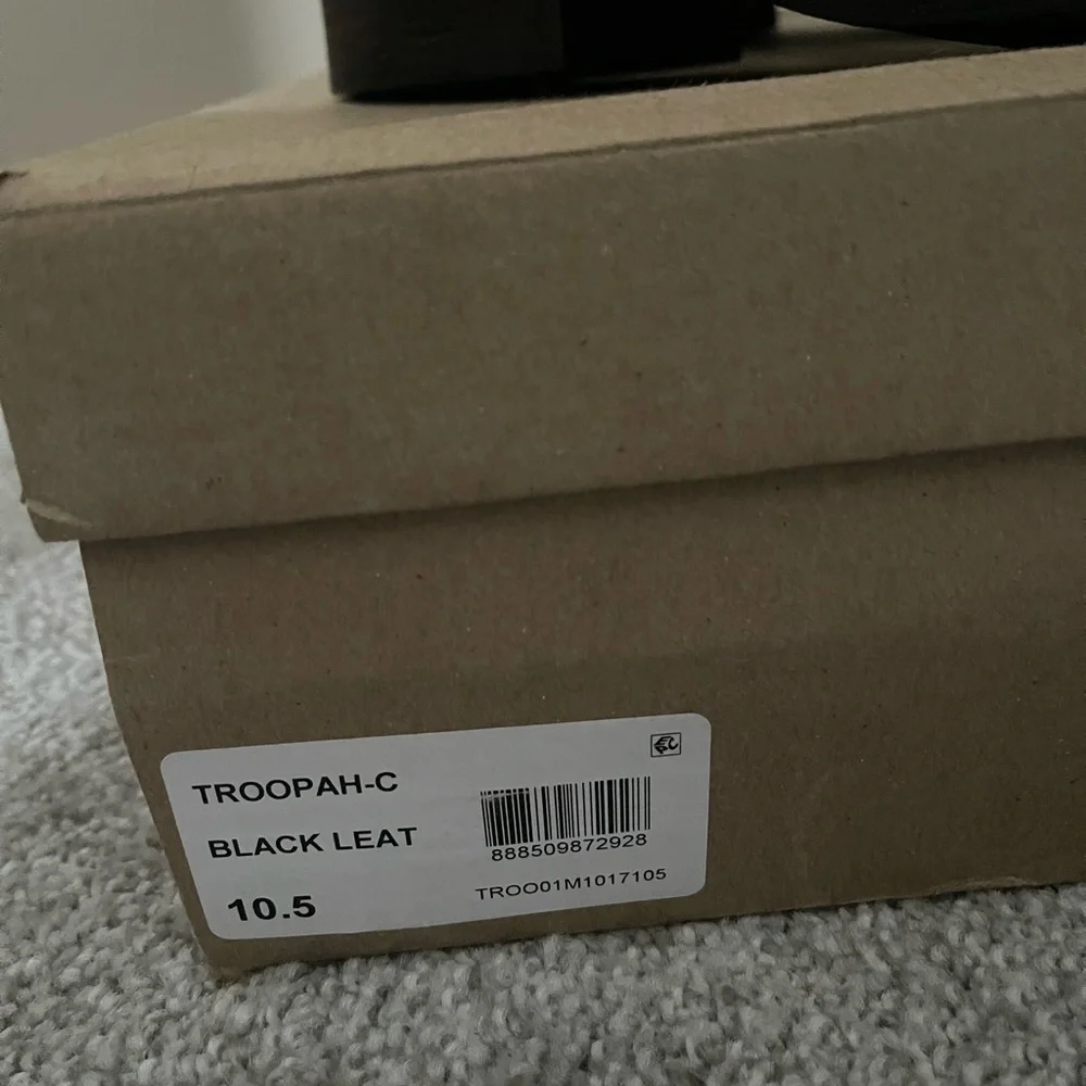 Steve Madden Troopah-C Combat Boot Men’s 10.5 Black Leather - Picture 3 of 11